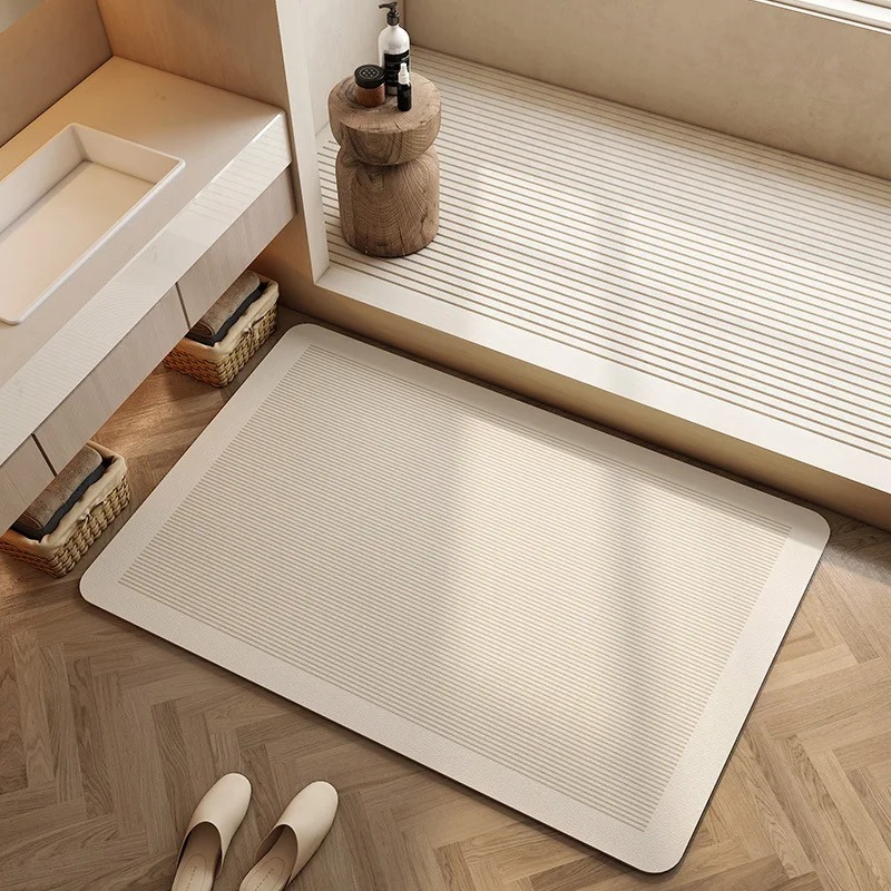 Bathroom Floor Mat Diatomite S - Bamboo Bath Mat recension och pris