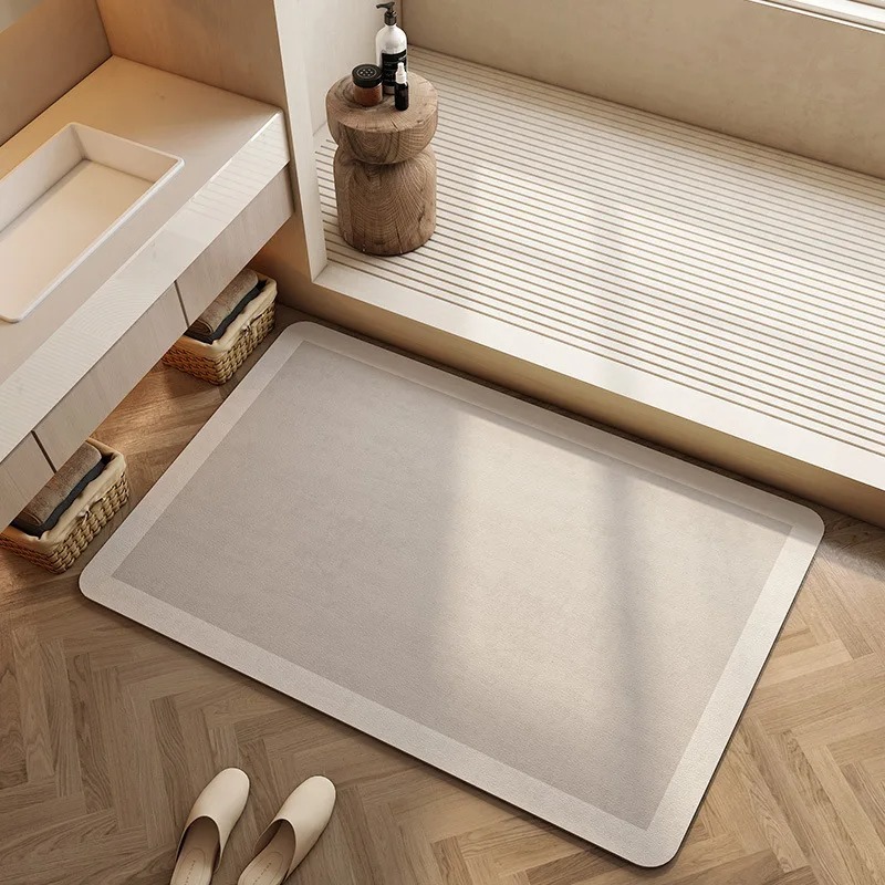 Bathroom Floor Mat Diatomite S - Bamboo Bath Mat recension och pris