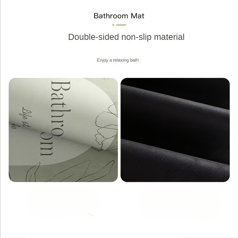 Bathroom Mat Square Stone Surf - Bamboo Bath Mat recension och pris