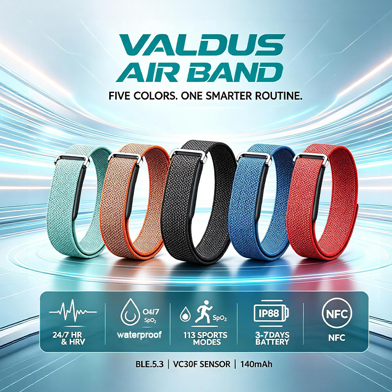 VALDUS Air Band Smart Bracelet - Health Wellness Bracelet recension och pris